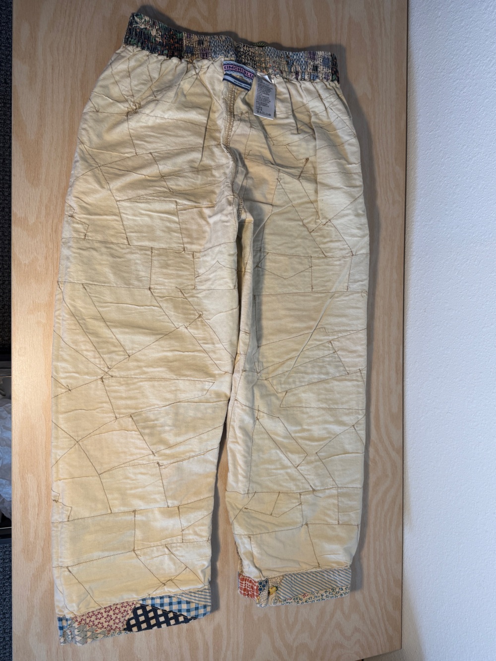 Kimchi Blue patchwork Magnolia Pearl style miner pants provision trousers - Picture 14 of 16